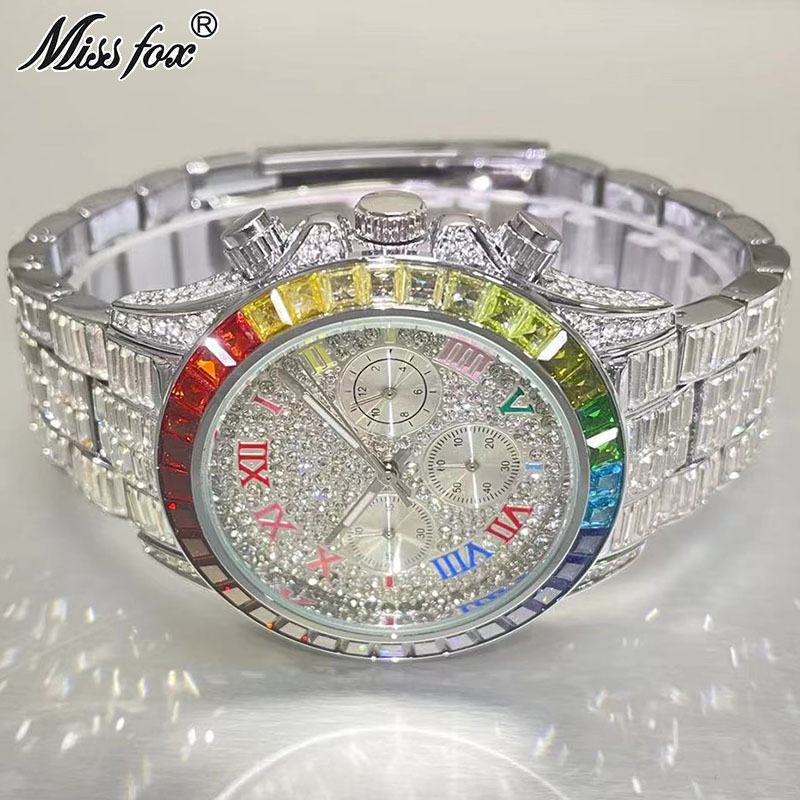 Luxury Watch Iceberg - MISSFOX Luxury Iced Watch For Men