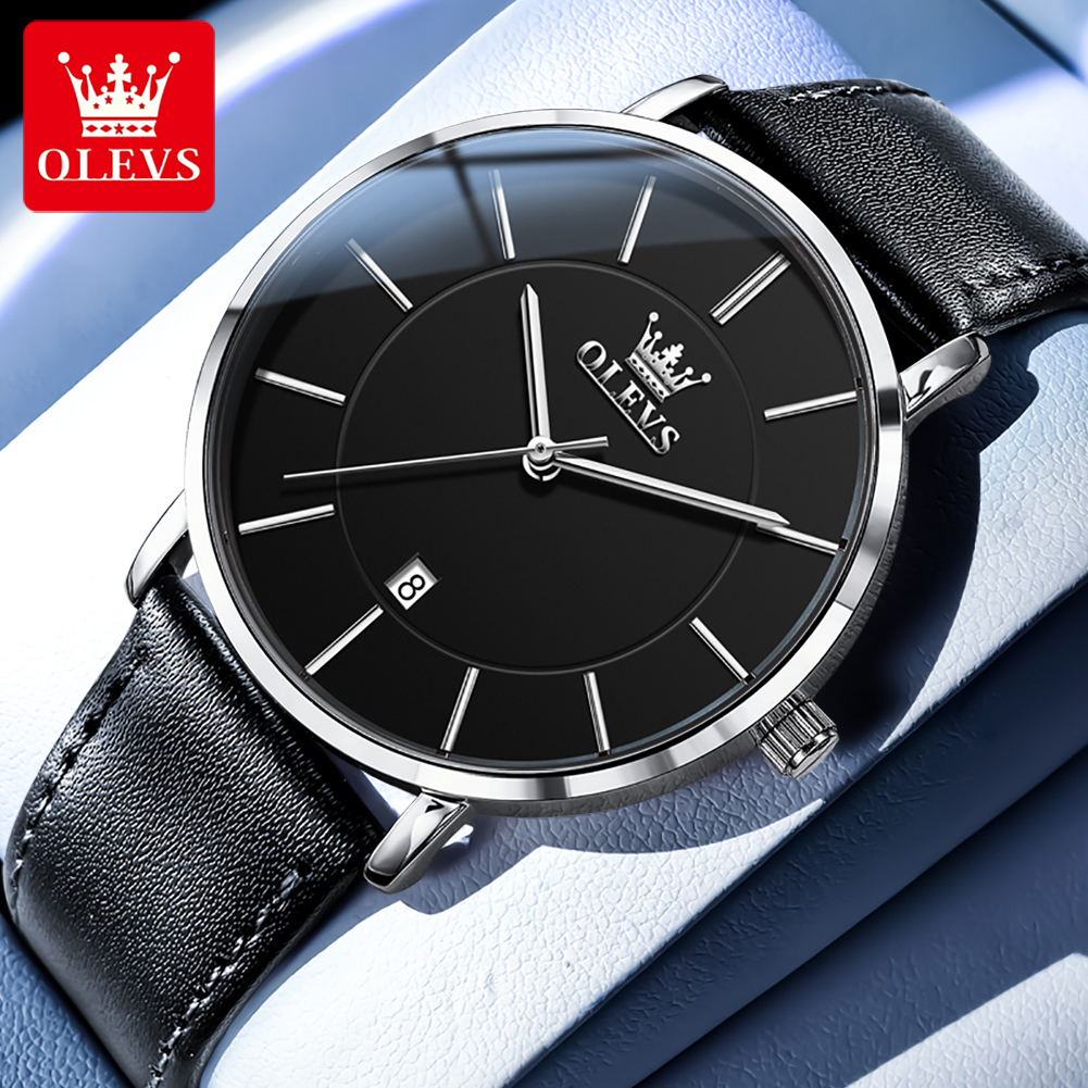 OLEVS Ultra Thin 6.5mm Top Ori - Luxury Watch Sale review and price