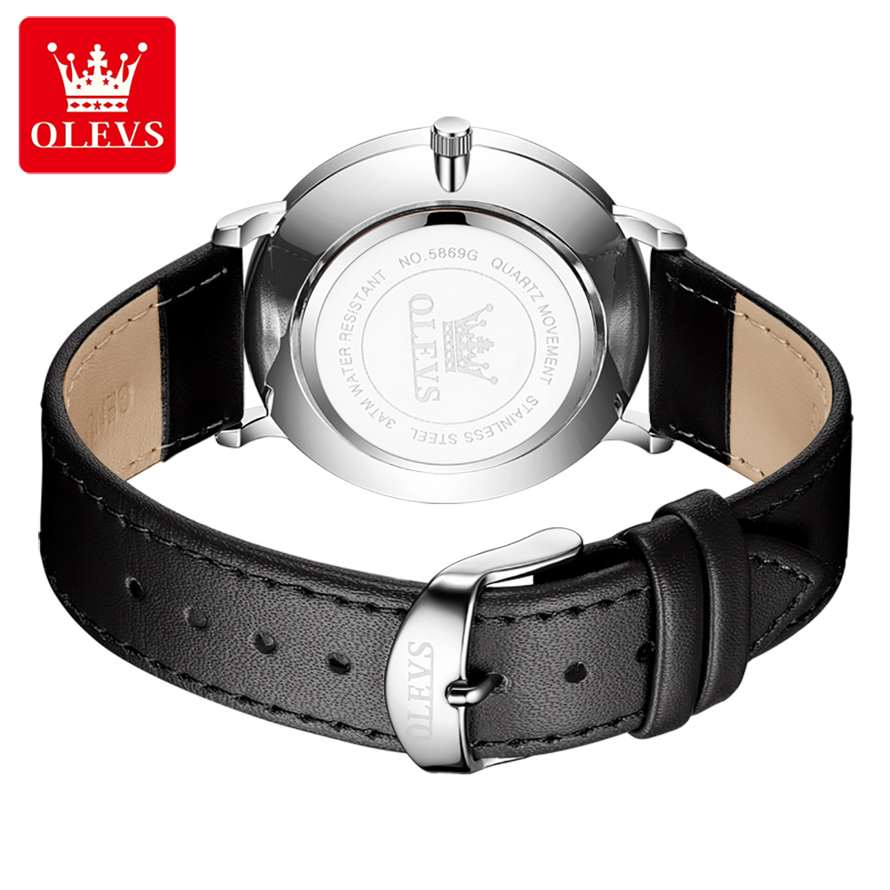 OLEVS Ultra Thin 6.5mm Top Ori - Luxury Watch Sale review and price