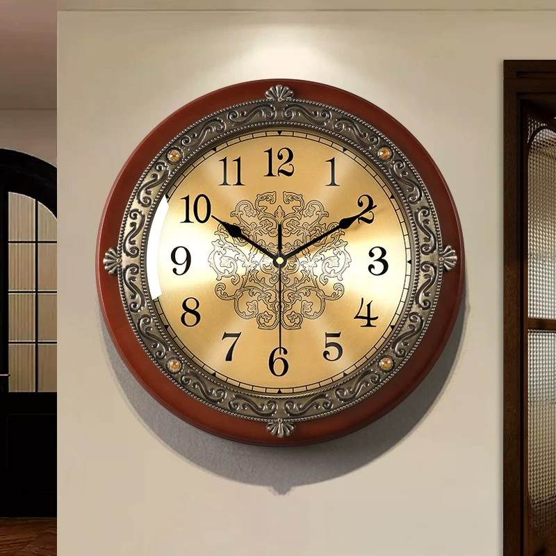 Modern Wall Clock Solid Wood F - Luxury Watch Europe review and price