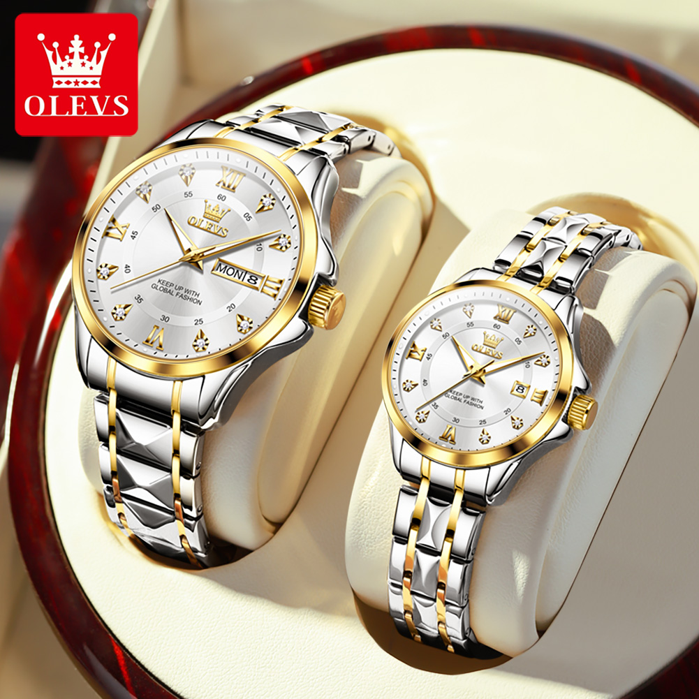 OLEVS 2906 Couple Watch Origin - Luxury Watch Wallpaper review and price