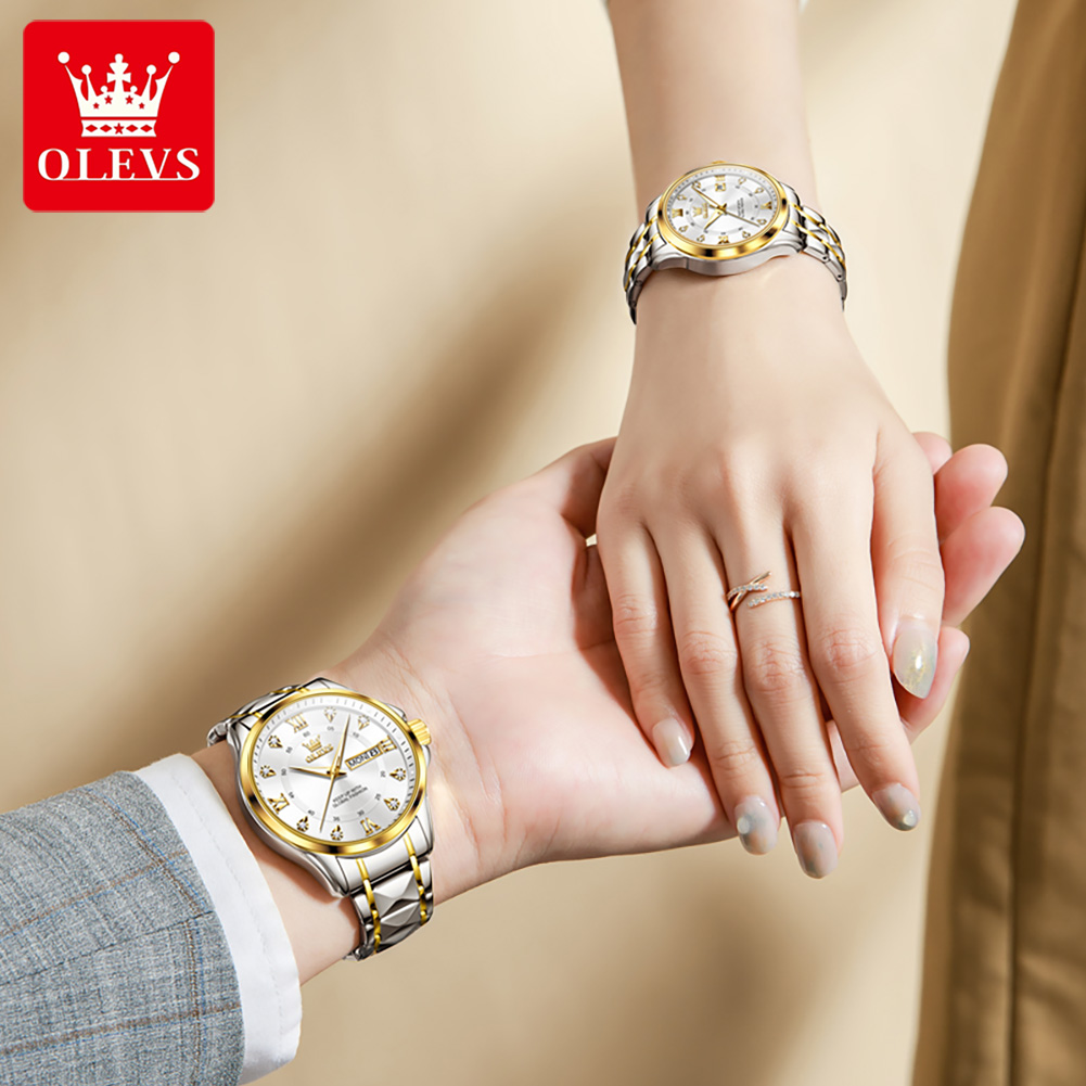 OLEVS 2906 Couple Watch Origin - Luxury Watch Wallpaper review and price