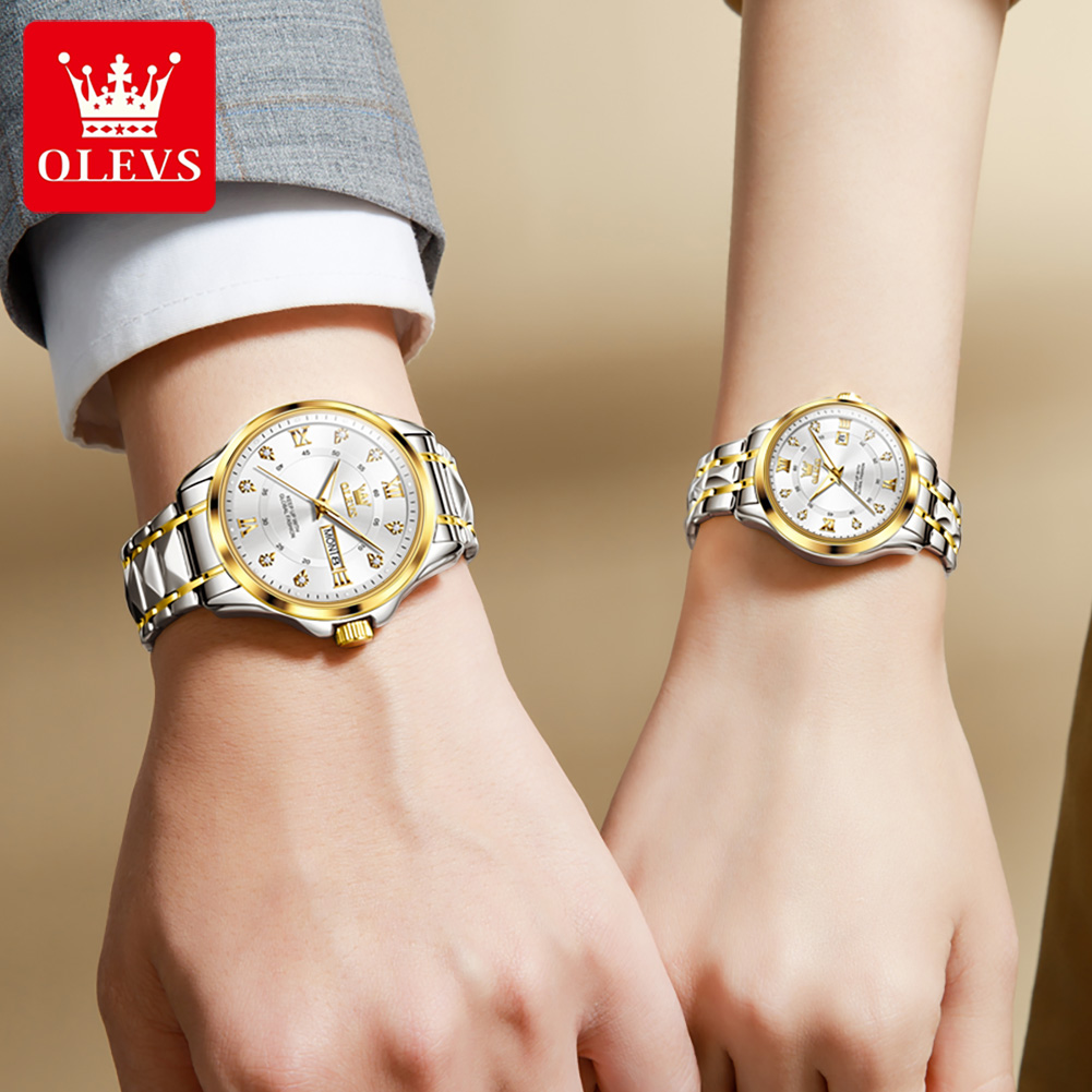 OLEVS 2906 Couple Watch Origin - Luxury Watch Wallpaper review and price