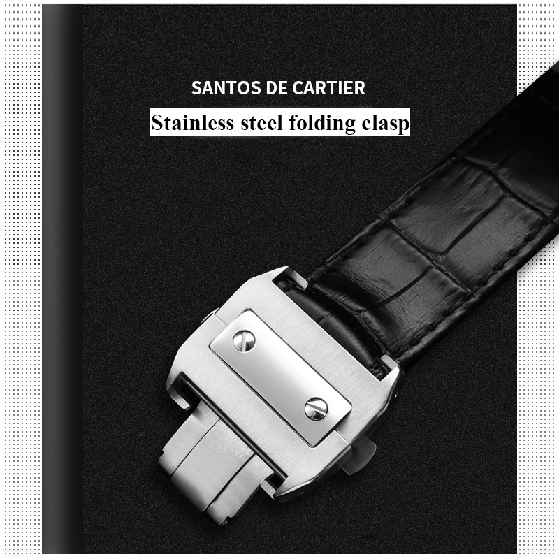 High Quality Cowhide Watch Str - Cartier Watch Santos review and price