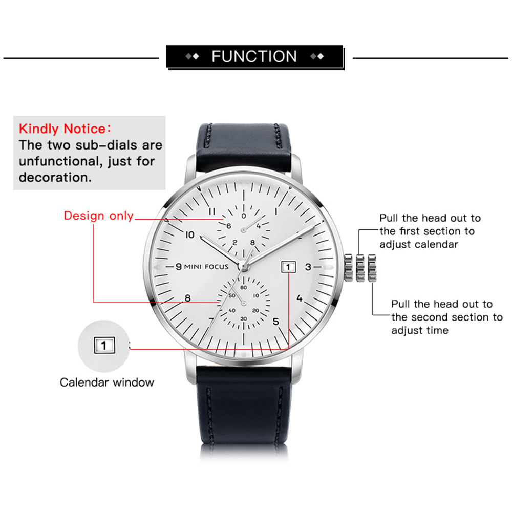 MINI FOCUS Business Quartz Man - Luxury Watch On Sale review and price