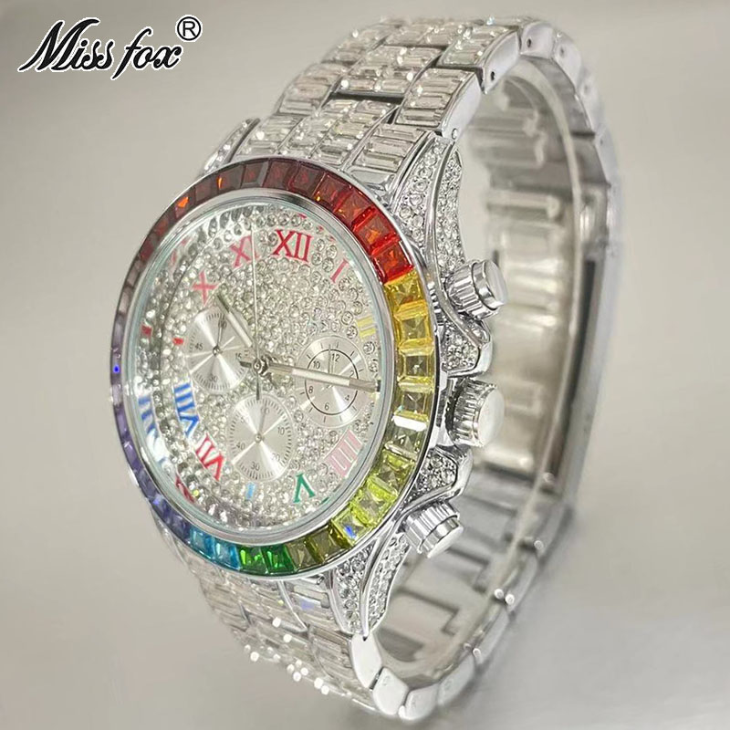 MISSFOX Luxury Iced Watch For  - Luxury Watch Iceberg review and price