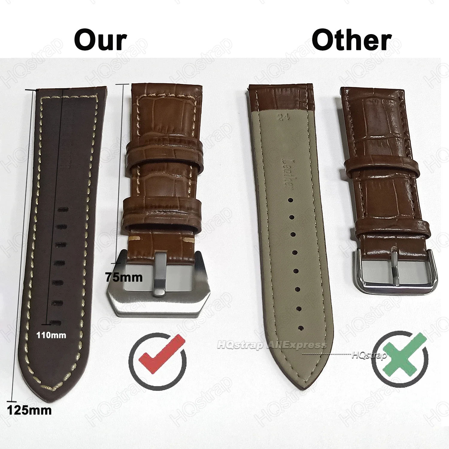 Leather Universal Replacement  - Luxury Watch Panerai review and price