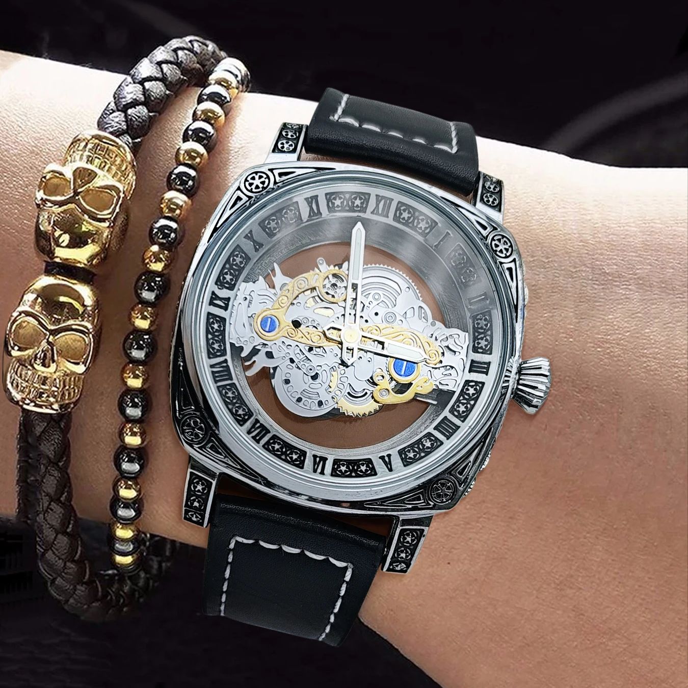 Men's Watch, Square High-End B - Luxury Watch Values review and price