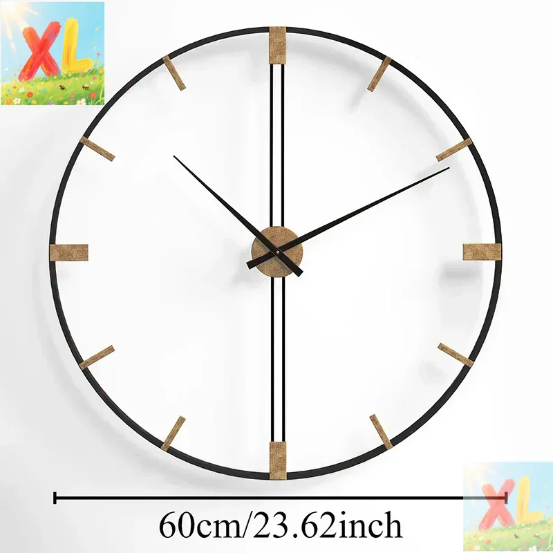 Nordic Wall Clocks Metal Wall  - Luxury Watch Europe review and price