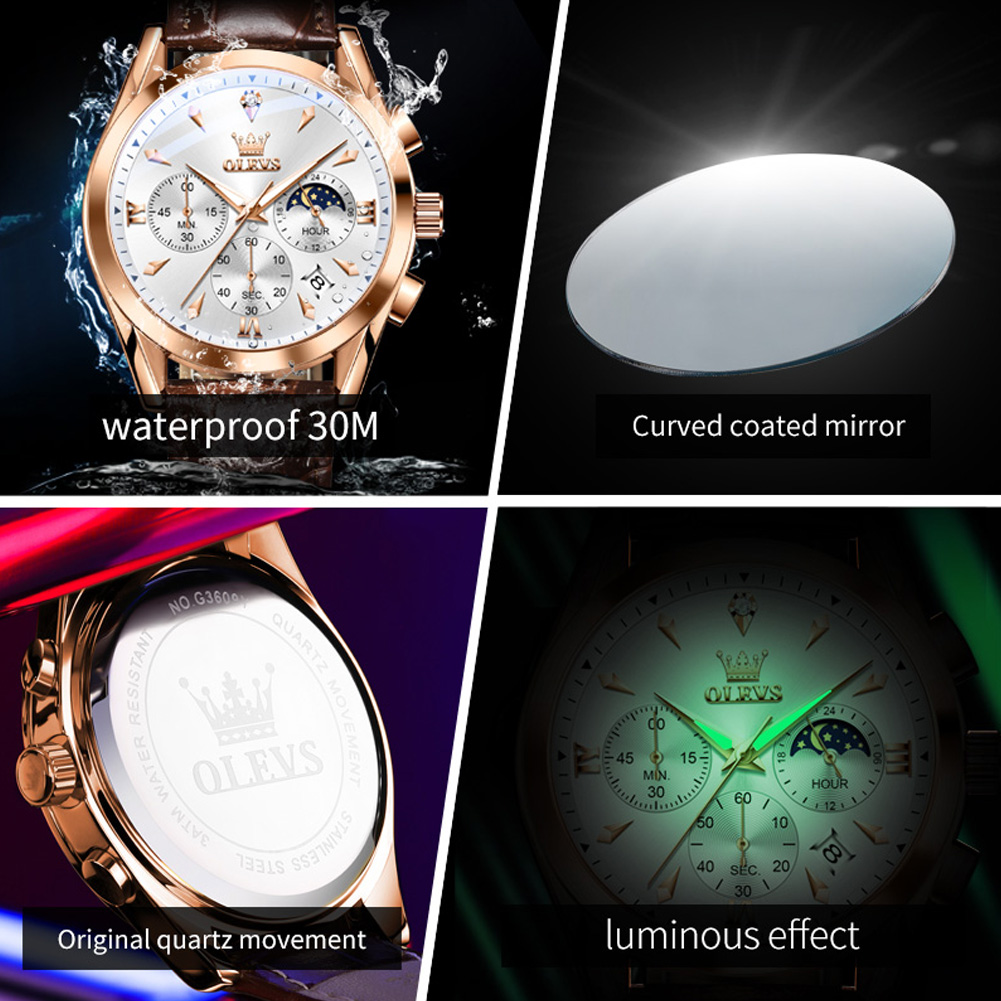OLEVS Brand New Fashion Quartz - Luxury Watch Low Price review and price