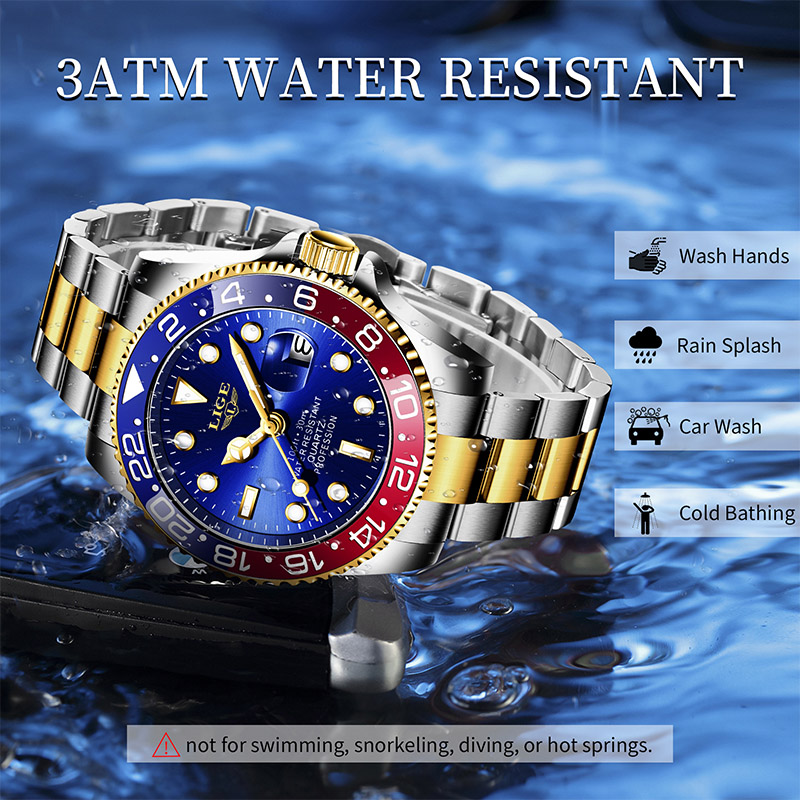 LIGE 2025 brand new men's watc - Luxury Watch Low Price review and price