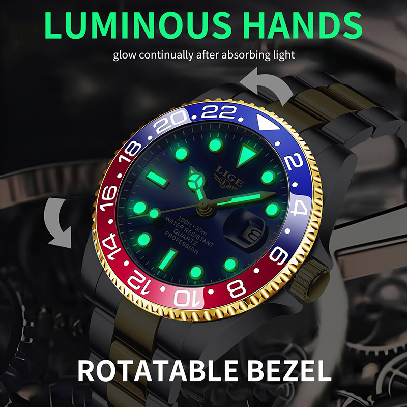 LIGE 2025 brand new men's watc - Luxury Watch Low Price review and price