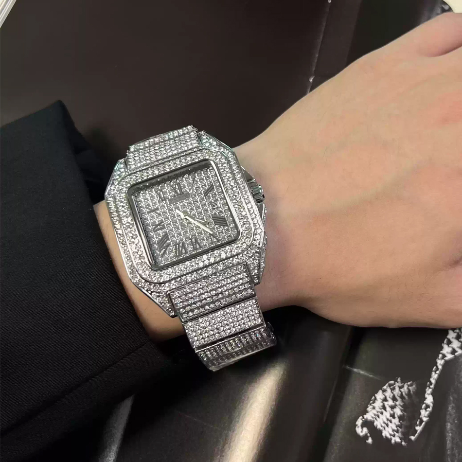 Gold or Black Watch Ice Out Sq - Luxury Watch Iceberg review and price
